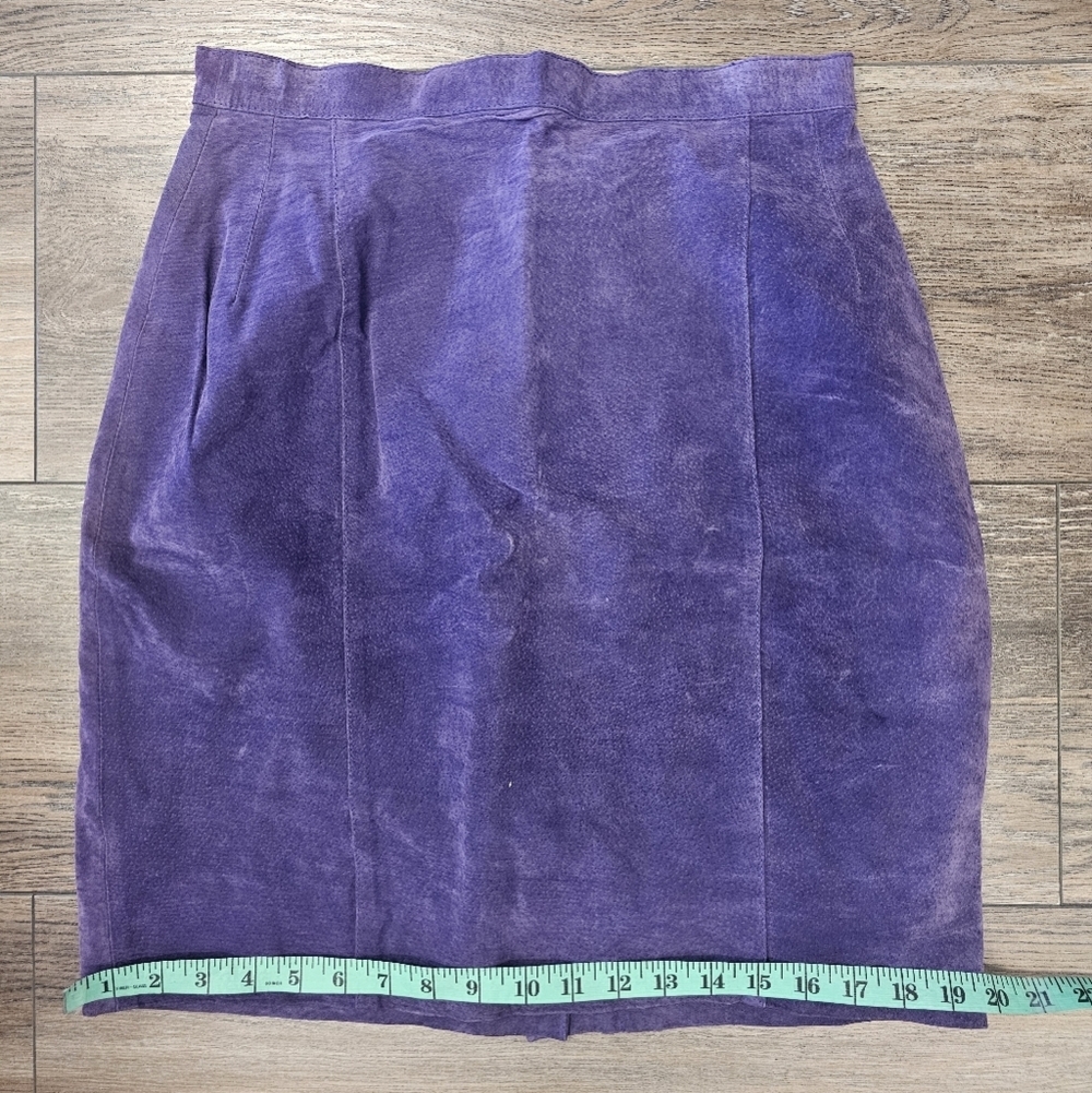 Purple, vintage, skirt, western, a-line, retro, suede,  high waisted, Wedding